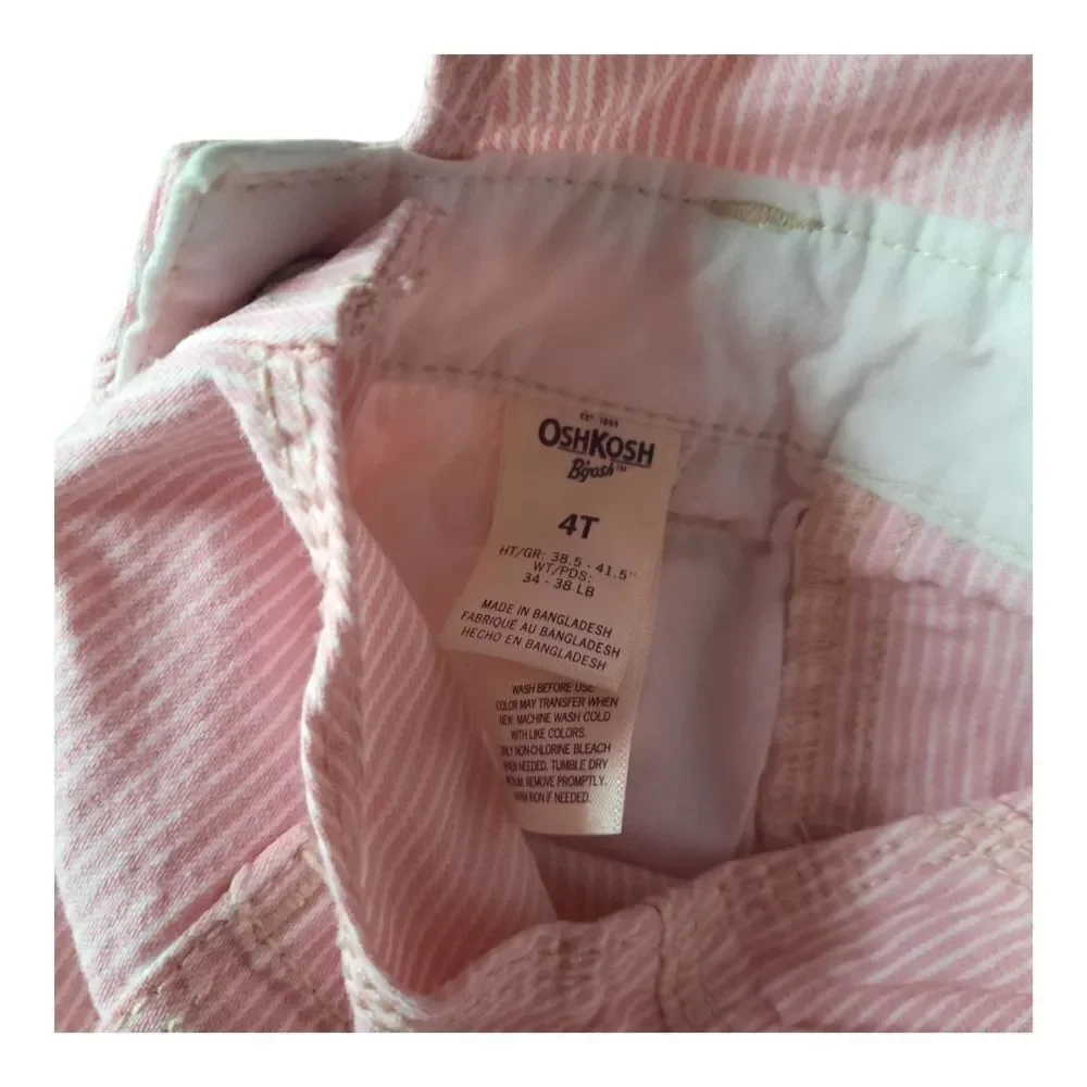 OshKosh B'gosh Pink Overalls with Adjustable Straps